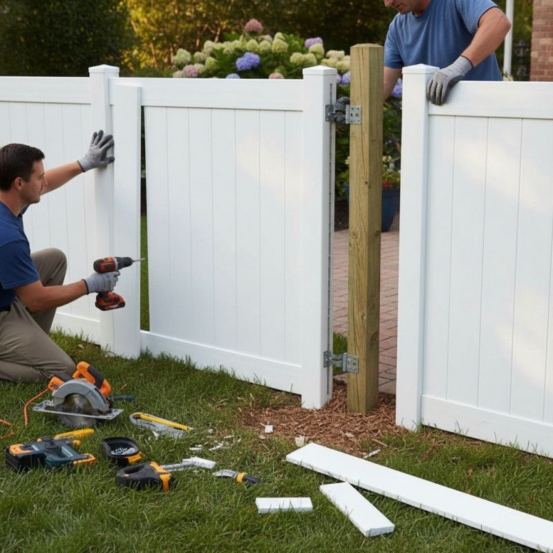 Vinyl Fence Repair
