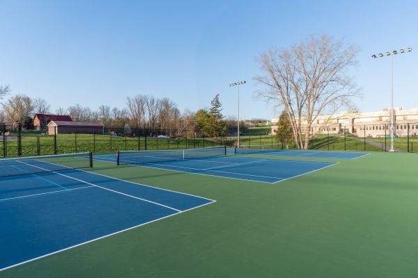 Tennis Court Fence Repair in Akron