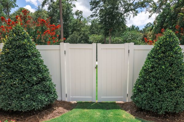 Vinyl Gate Installation in Akron