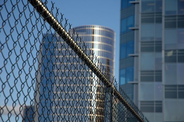Commercial Fence Installation in Akron