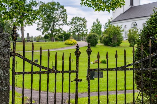 Church Fence Installation in Akron