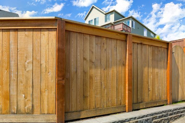 Wood Fence Construction in Akron