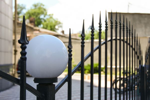 Courtyard Fence Installation in Akron