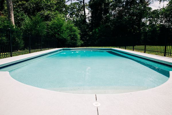 Metal Pool Fence Installation in Akron