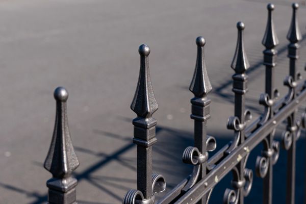 Gothic Iron Fence Installation in Akron