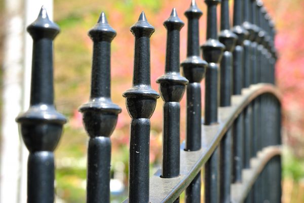 Cast Iron Fence Installation in Akron